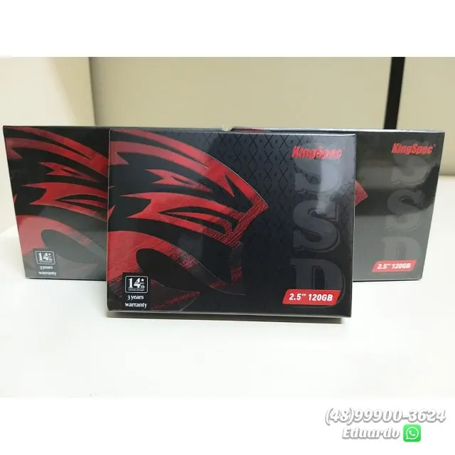 SSd KingSpec 120gb e 256gb 2,5 Sata (excelente qualidade)