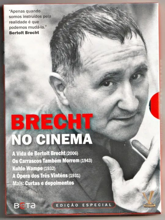 Box 3 DVD' S Bertolt Brecht no Cinema (Produto Novo )