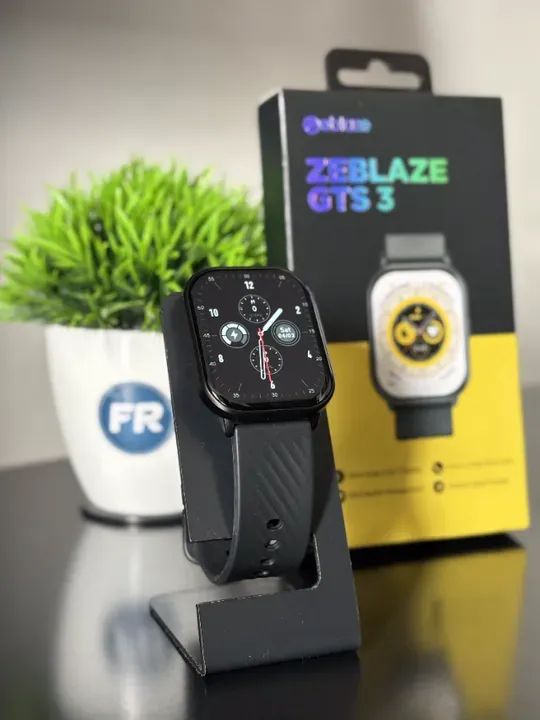 SMARTWATCH ZEBLAZE GTS 3 Faz E Recebe Ligações PRETO - Foto 5