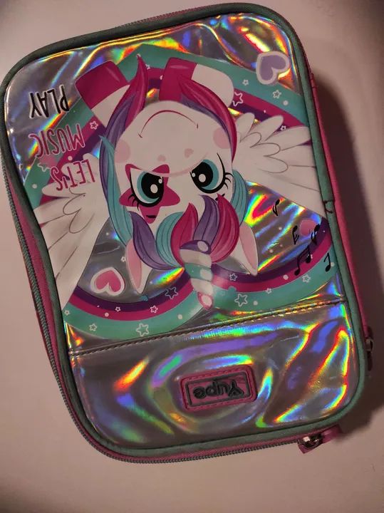 Kit de mochila de rodinhas unicórnio ? - Foto 2