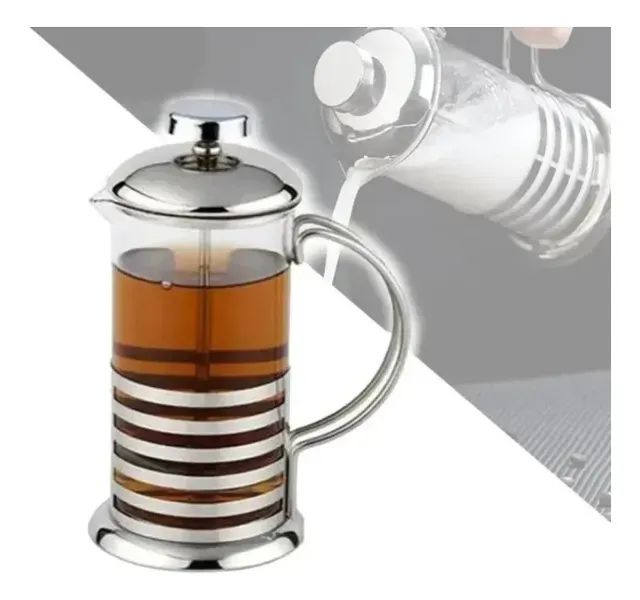 Cafeteira Francesa Prensa Café Expresso Leite Cremoso 350ml - Foto 3