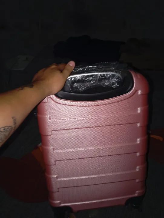 Mala de Viagem Rosa - Media - Foto 2