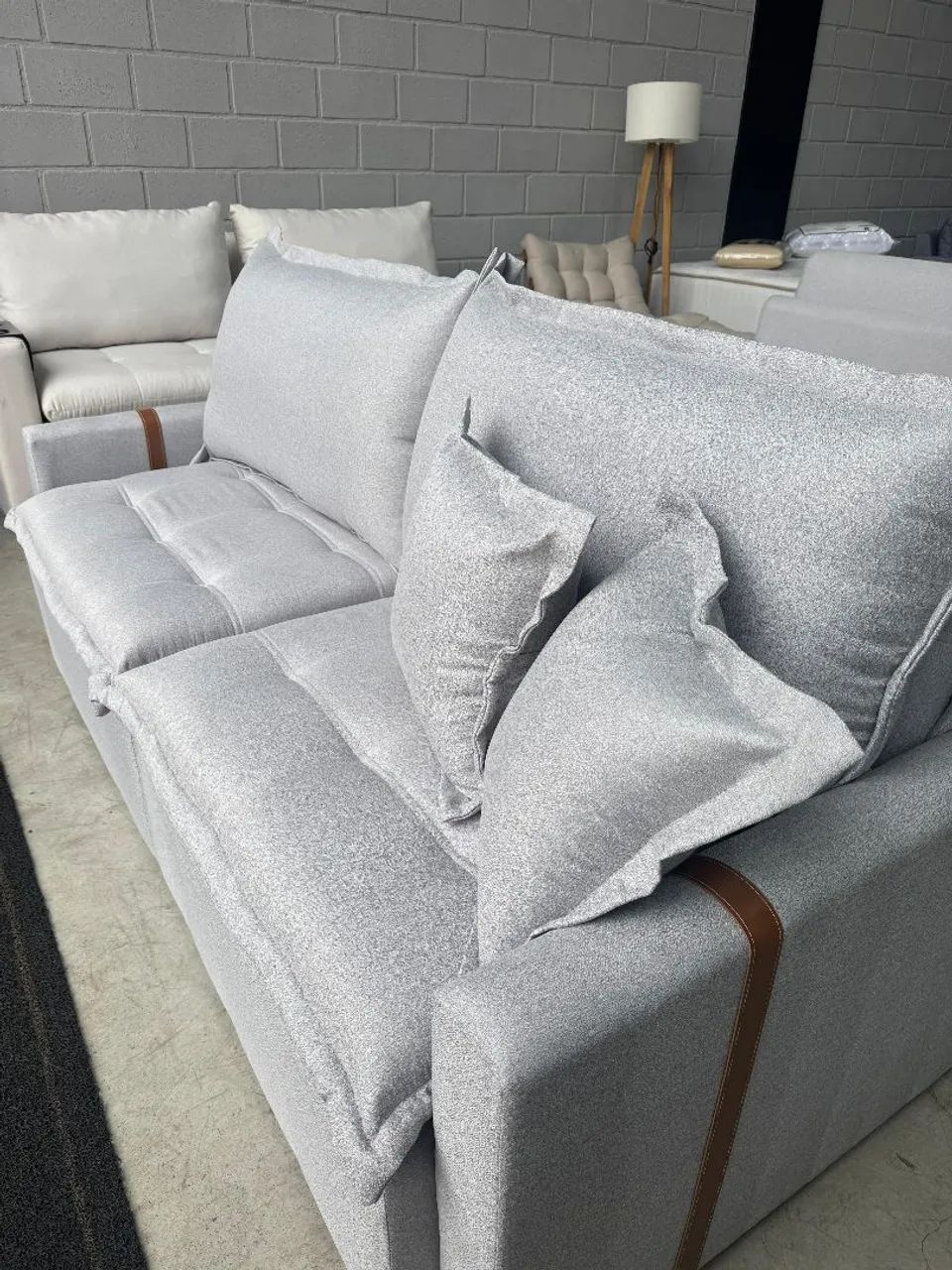 SUPER OFERTA SOFÁ SEM CAIXA 2.00 EM LINHO - Foto 2