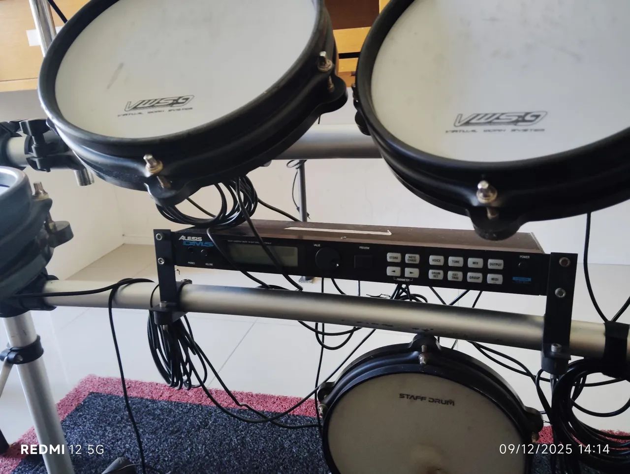 Bateria eletrônica alesis staff drum - Foto 2