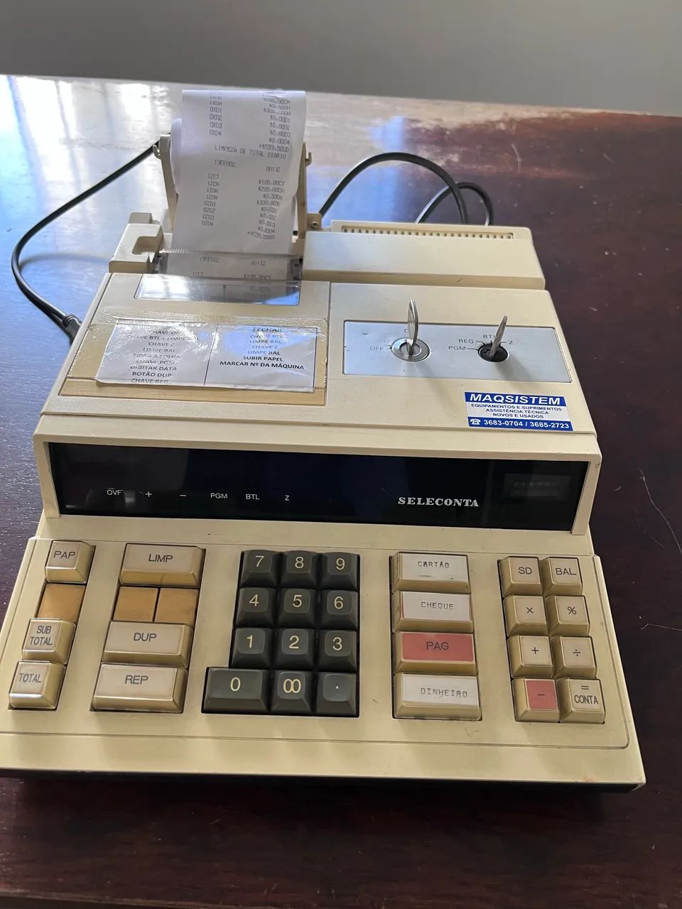 Máquina Registradora antiga - Foto 2