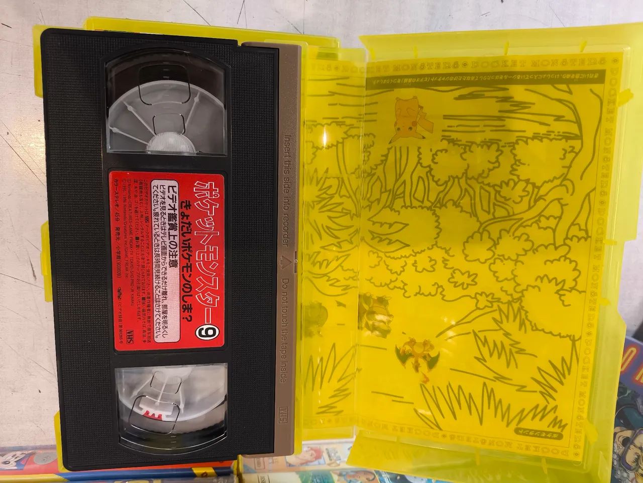 Fita  vhs pokémon japonês episódios 7 ,.8 e 9. Para colecionador rara  - Foto 4