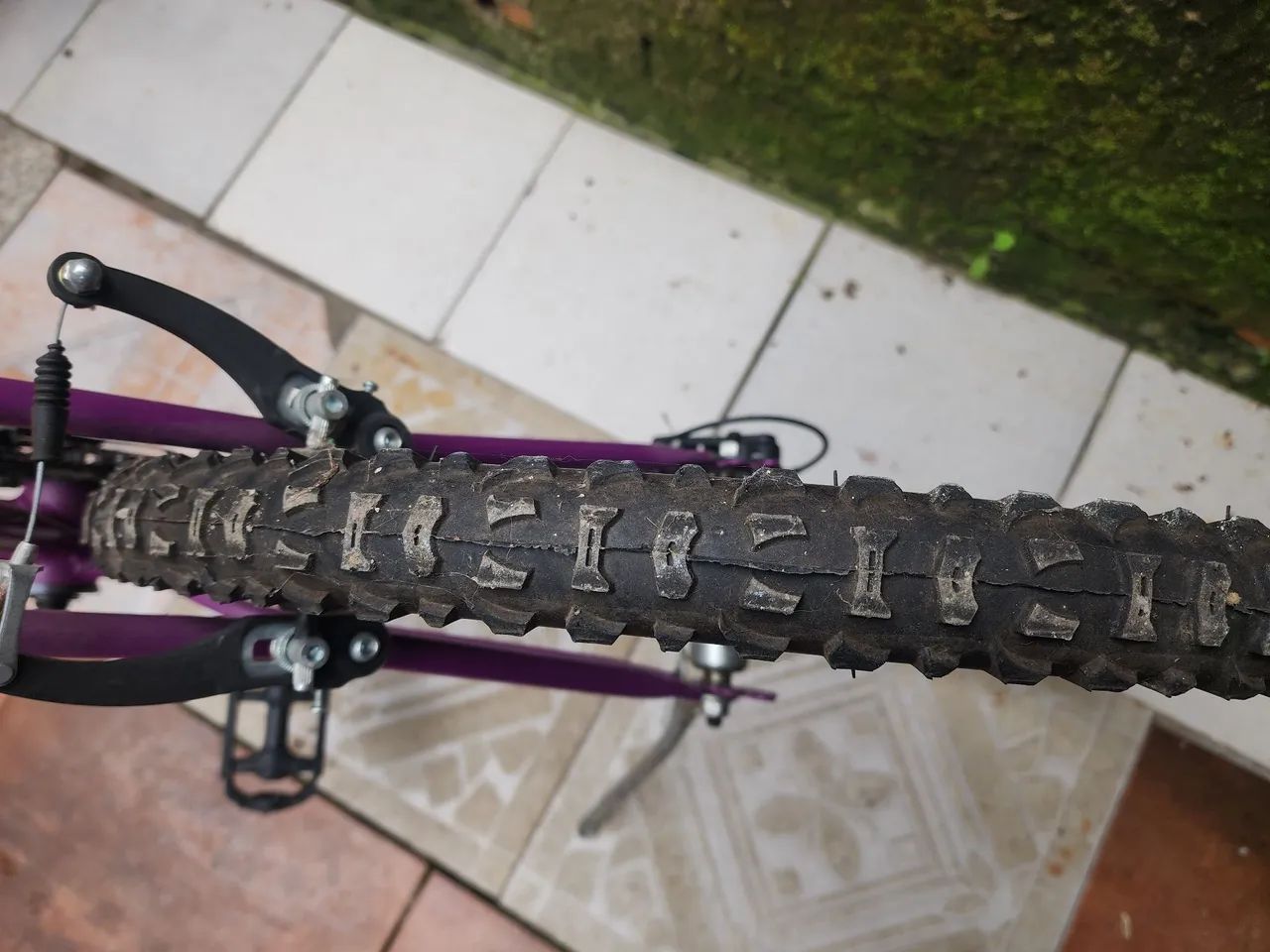 Bicicleta Aro 26 South Love Girl 18 marchas - Roxa - Foto 6