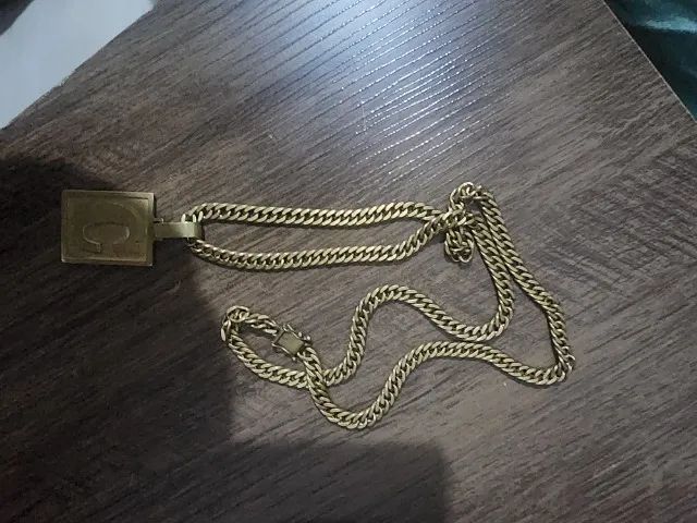 Corrente feita com moeda de 25 centavos  - Foto 2
