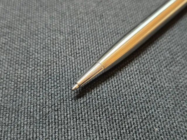 Caneta esferográfica Crown Chrome London - prata - estojo certificado garantia - YW11433S - Foto 6