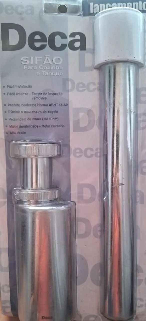 SIFÃO PARA PIA  E TANQUE DECA 
