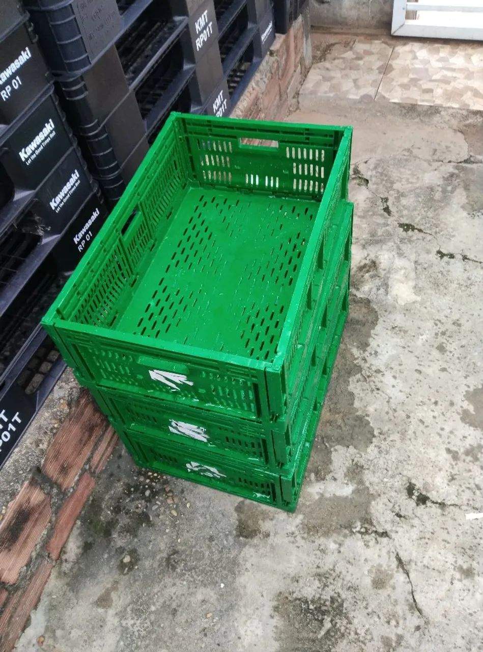 Caixas organizadora e paletes de plástico.. - Foto 4