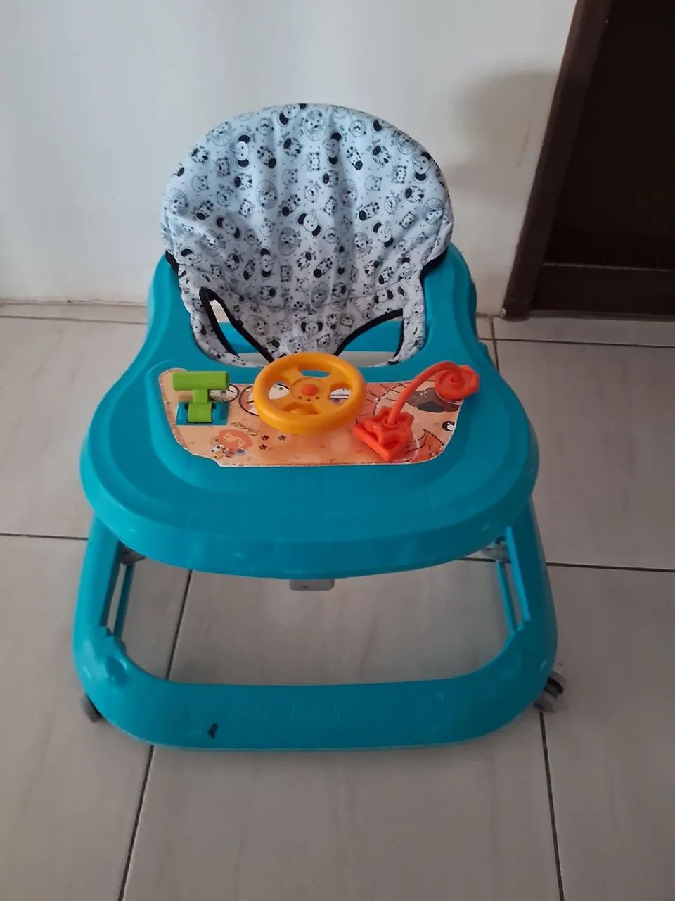 Andador Bebê Azul com Brinquedos zap * 