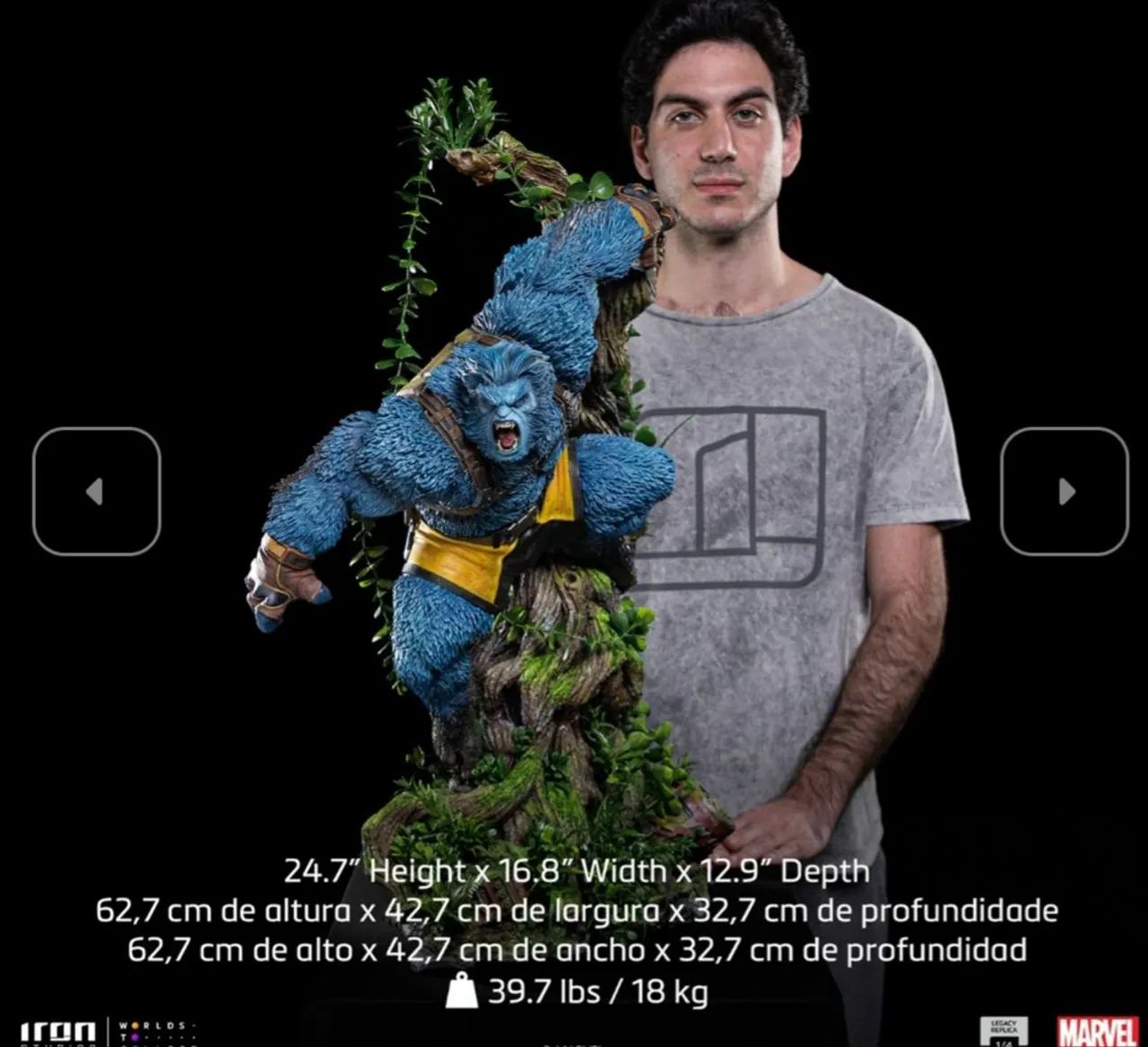 Beast Legacy Iron Studios Fera X-Men - Foto 2