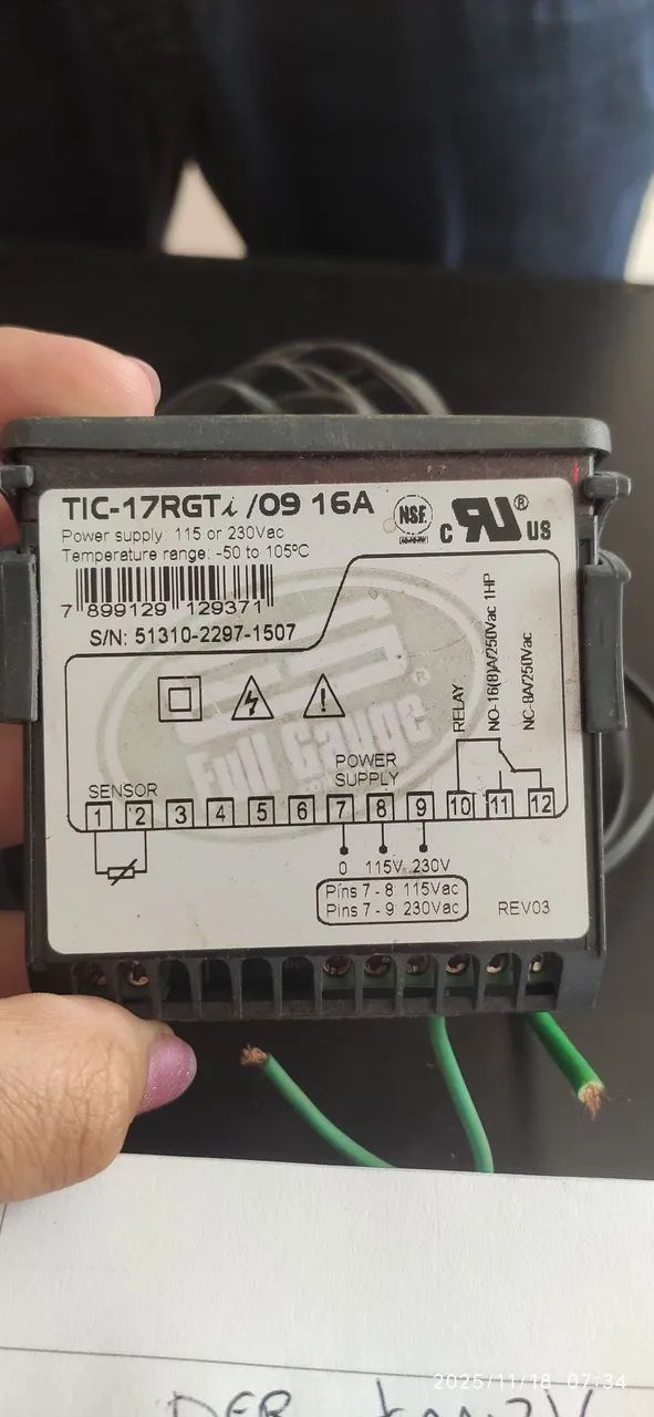 Controlador de temperatura tic 17 termostato  - Foto 4