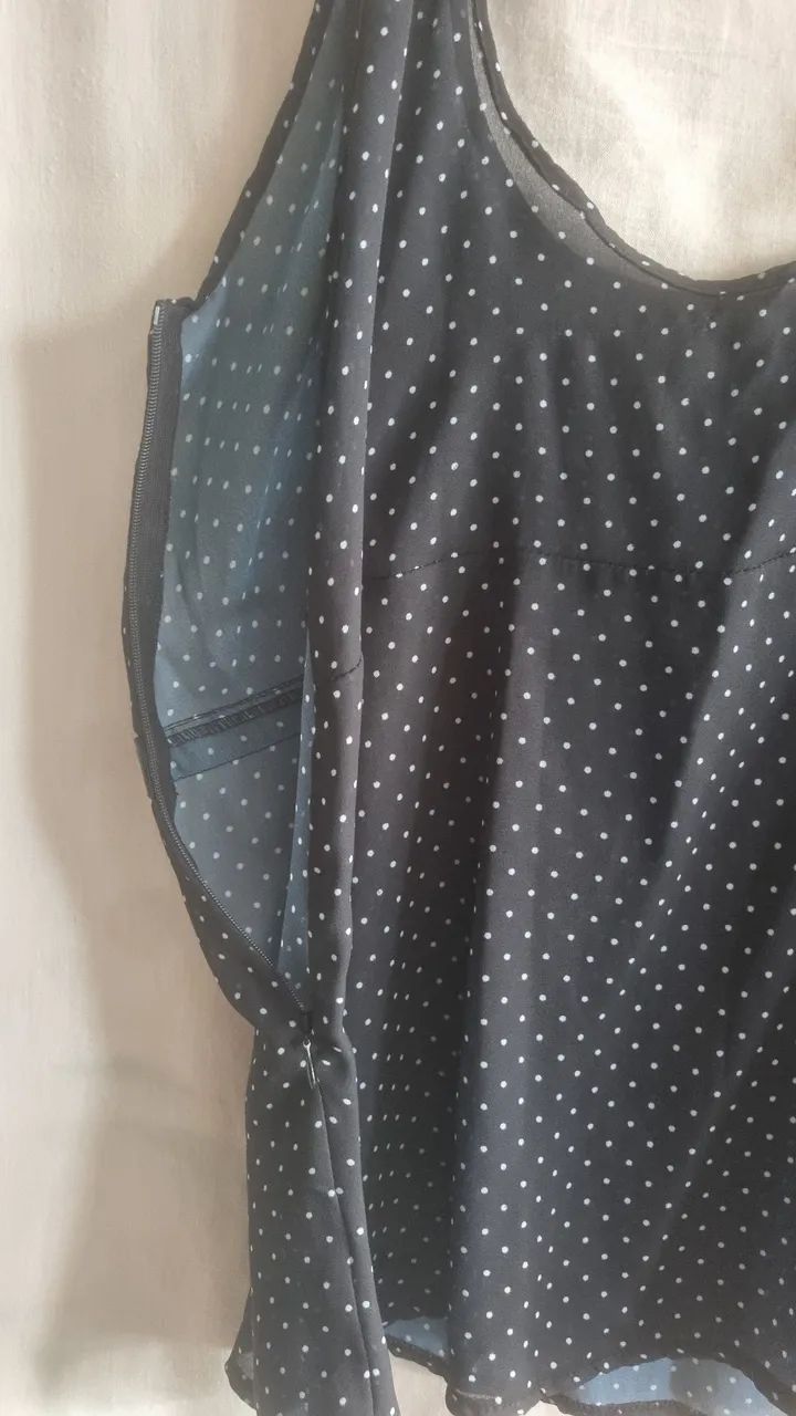 Blusa de organza e poá  48 - Foto 4