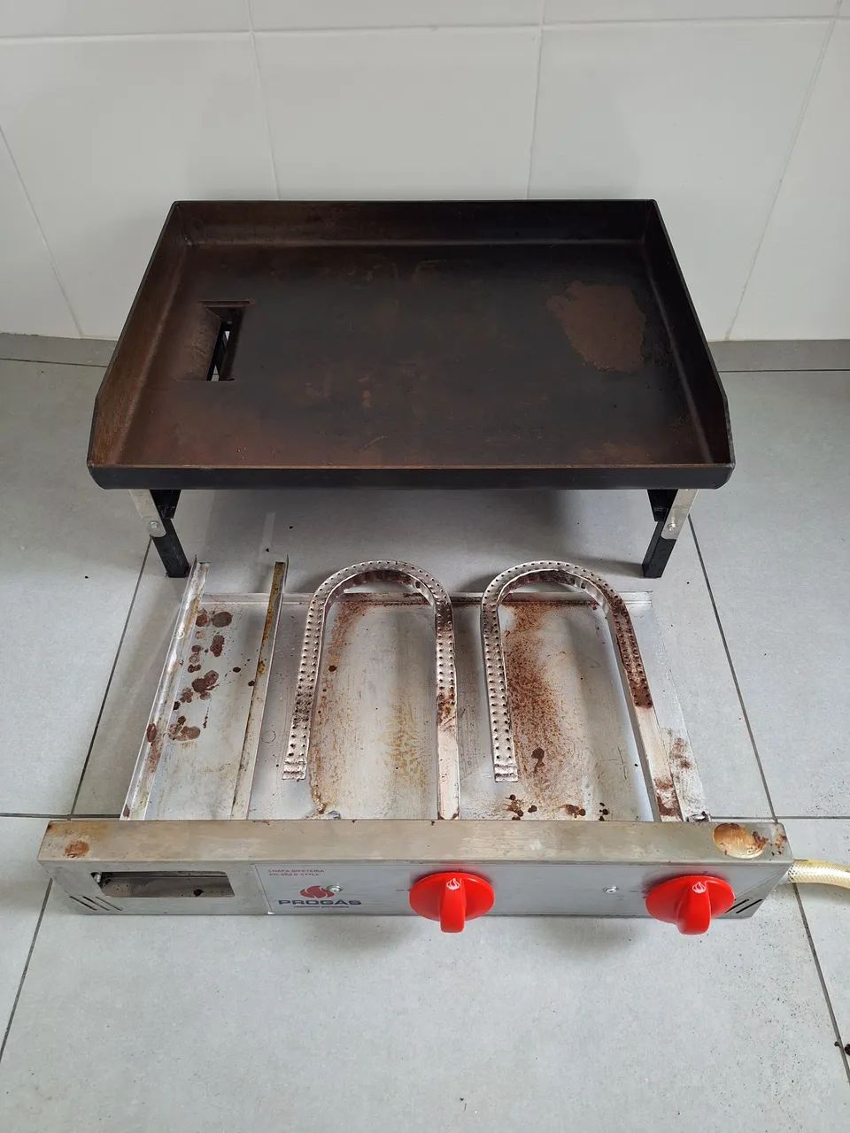 Chapa para lanches e hambúrgueres - Progas