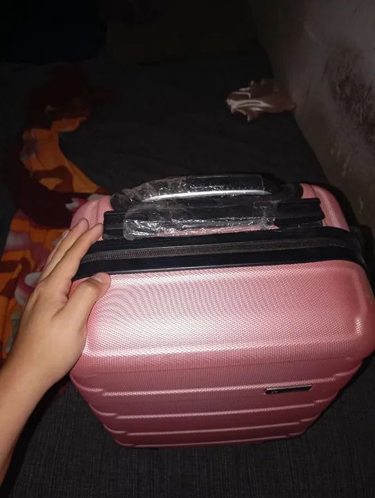 Mala de Viagem Rosa - Media - Foto 4