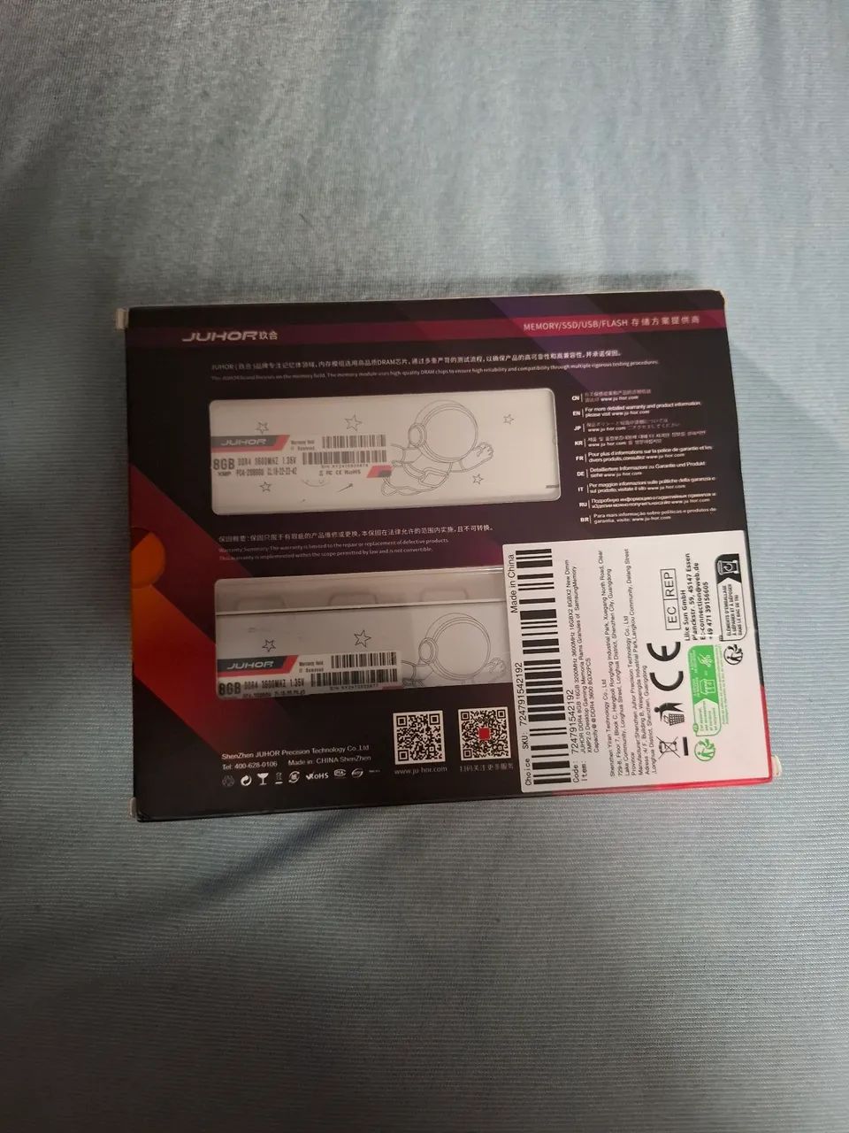 Memória RAM DDR4 16GB (2x8)  Juhor - Novo - Foto 3