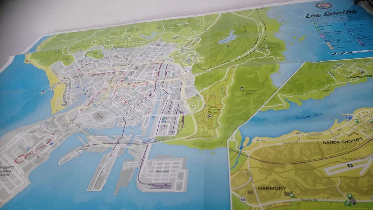 GTA V - Mapa Los Santos Blaine County  - Foto 2