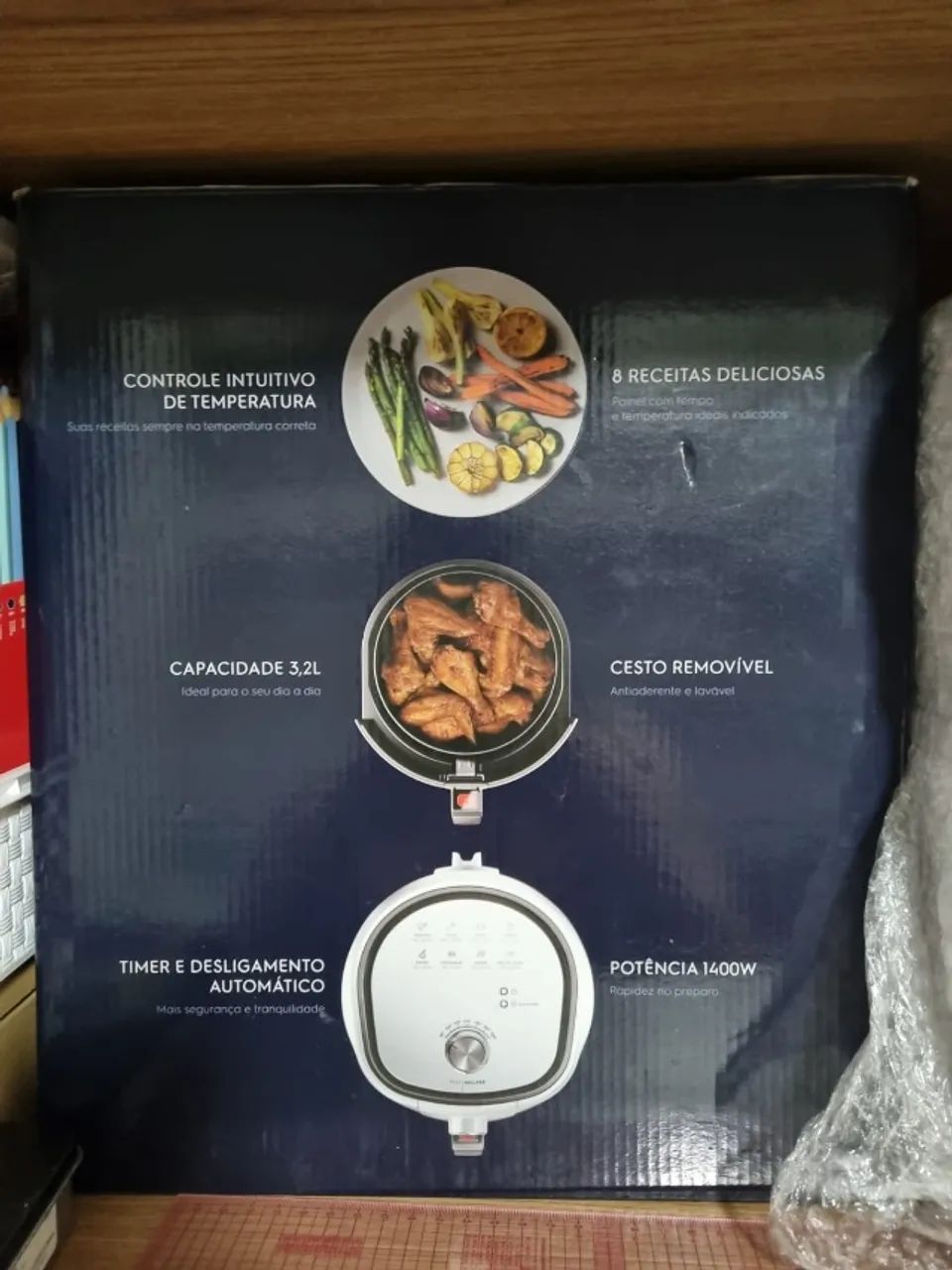 Air Fryer Electrolux 3,2 L Branca - Rita Lobo Efficient com Timer 1400W (EAF15) - 127V - Foto 3