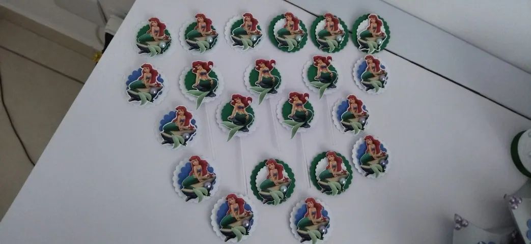 Personalizado Infantil  para Festa P - Tema: Pequena Sereia ? - Foto 4