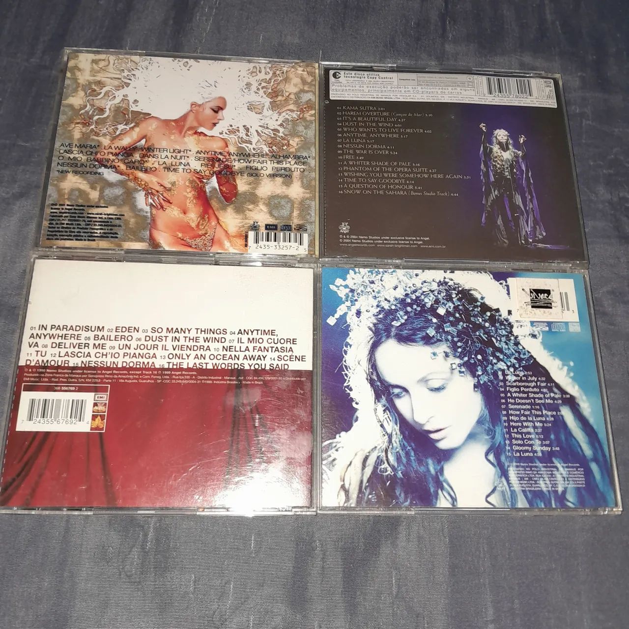 Lote 7 cds e dvd sarah brightman-leia - Foto 5