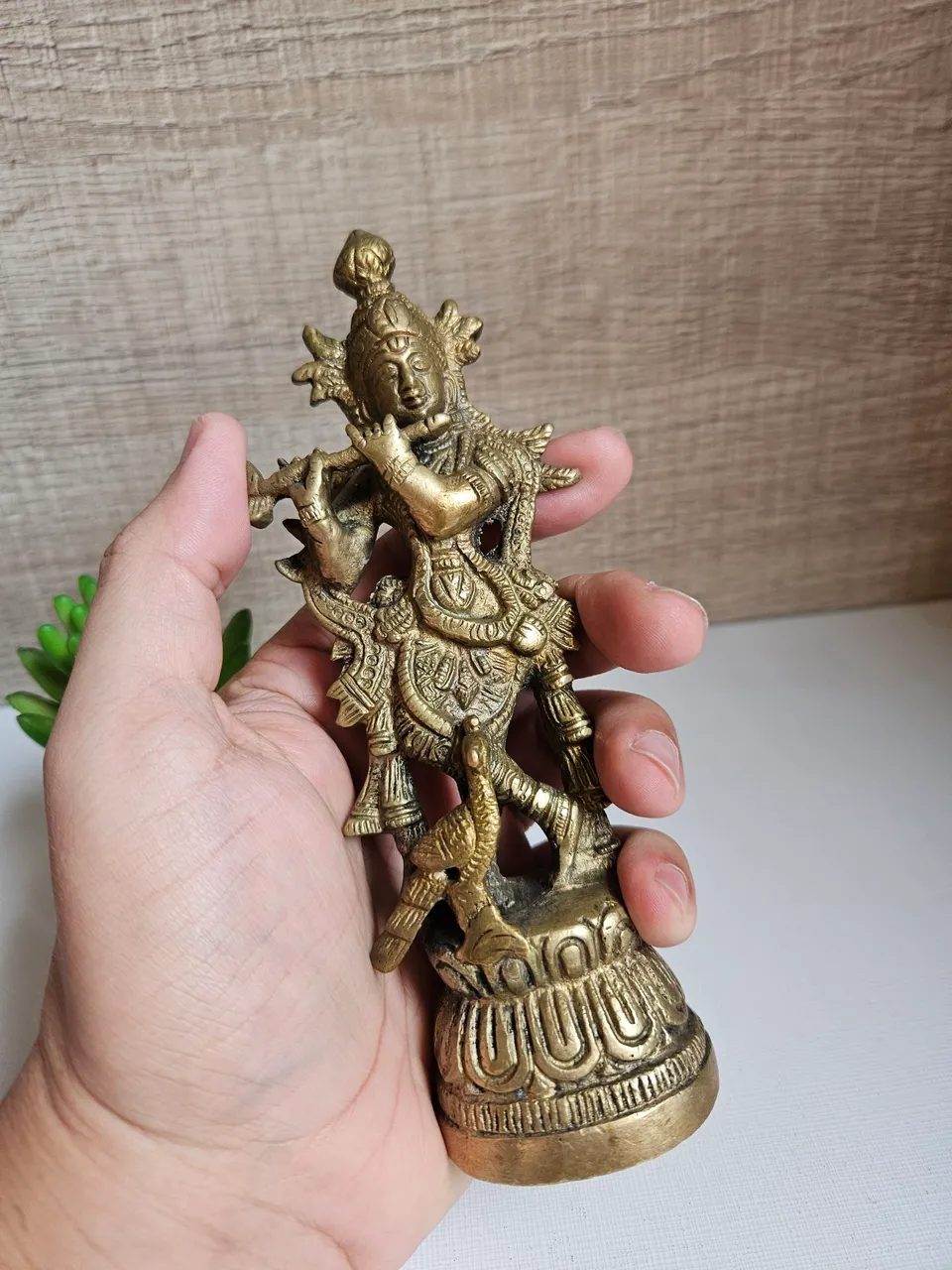 Estátua de Krishna em Bronze