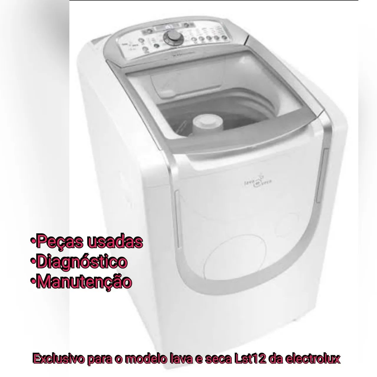 Peças usadas da lava e seca electrolux lst 12 