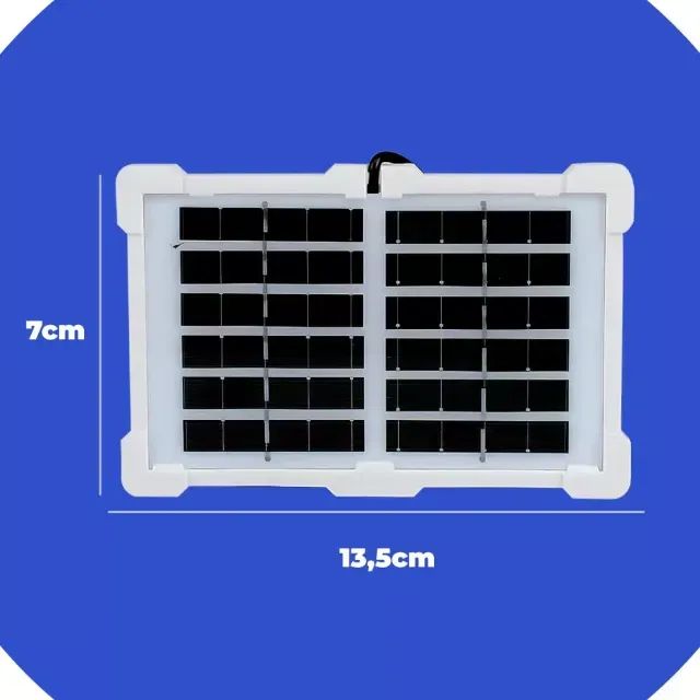 Lampada solar Recarregavel Portatil 10w - Foto 2