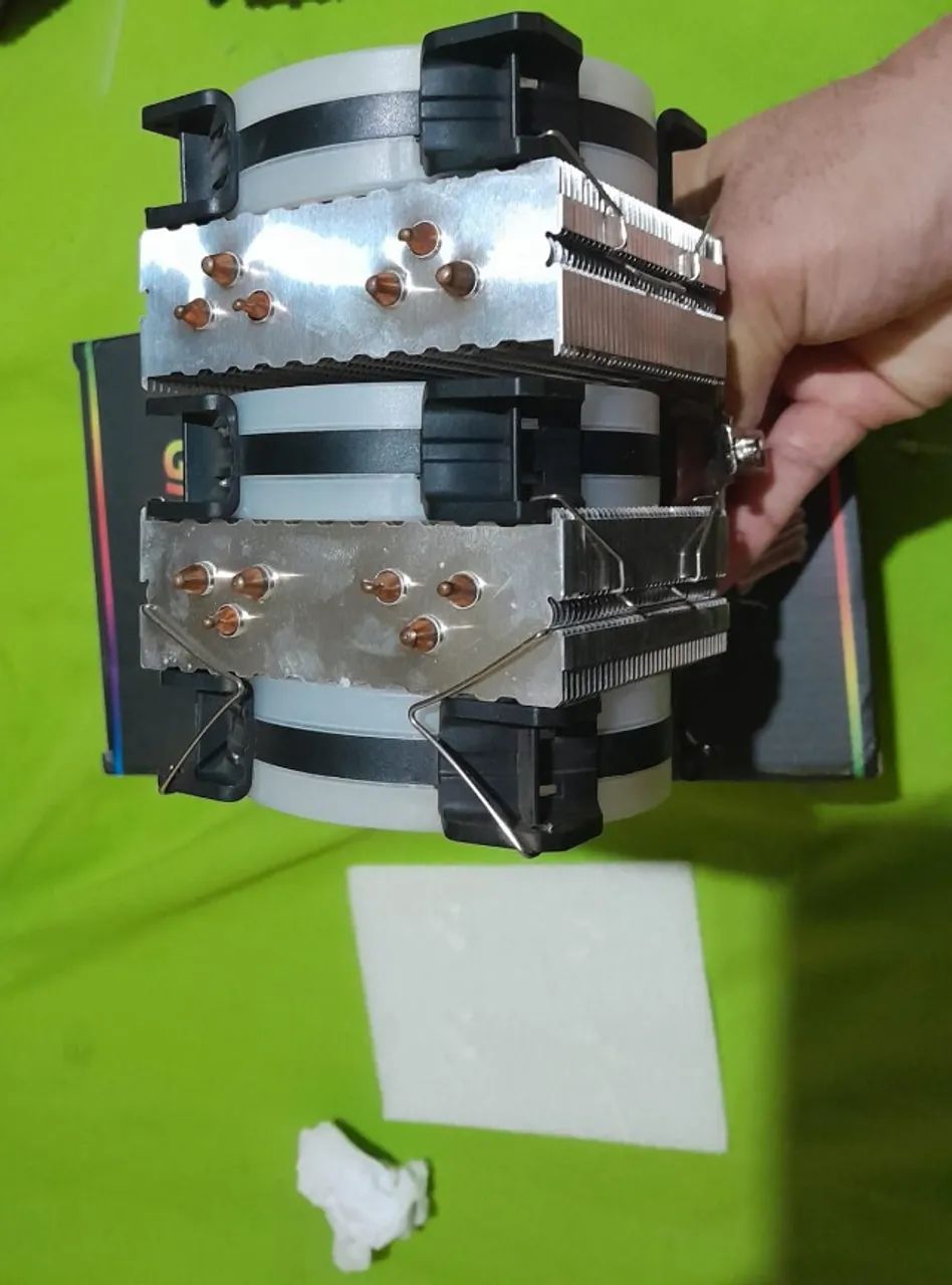 Arte cooler 3 fans seis tubos RJB semi-novo 