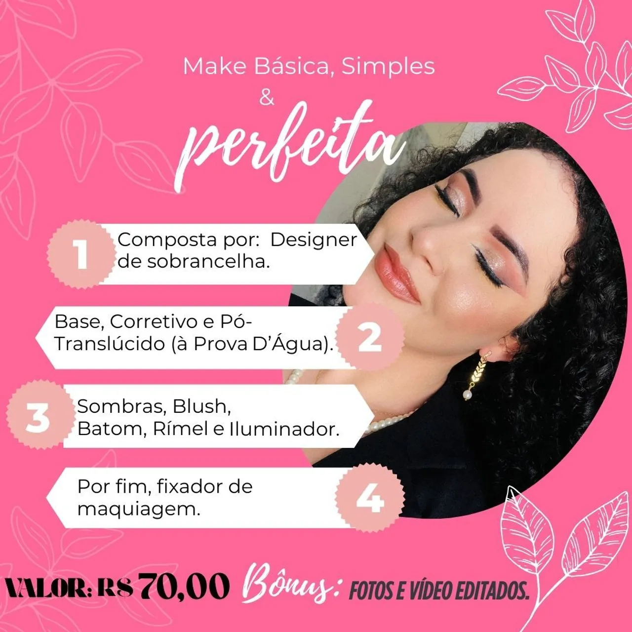 Make Básica e Perfeita - R$70,00