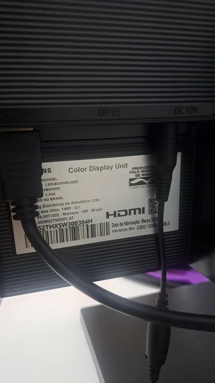 Monitor Samsung Odyssey G30 24 polegadas COM DEFEITO - Foto 2