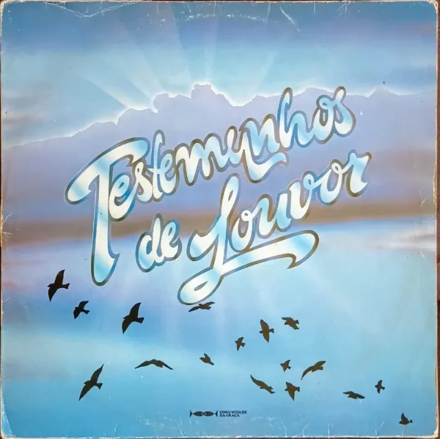 Lp Disco Vinil Gospel Evangélico Comunidade Da Graça - Testemunhos De Louvor - com encarte