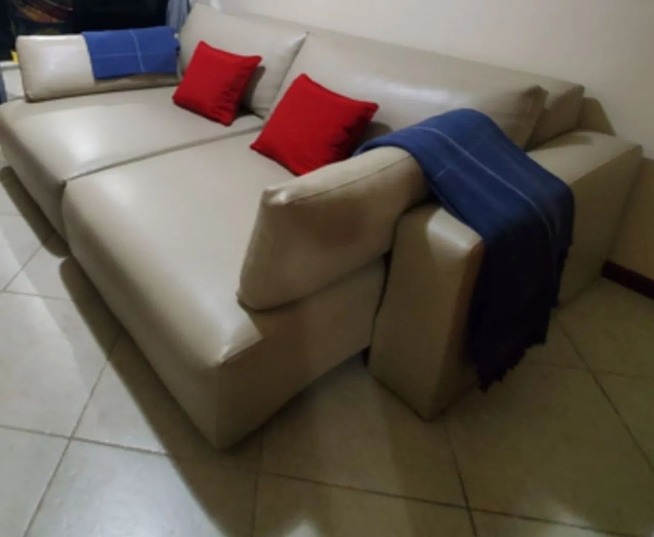 Sofá Chaise Retrátil Kelson Nautico Novo - Foto 2