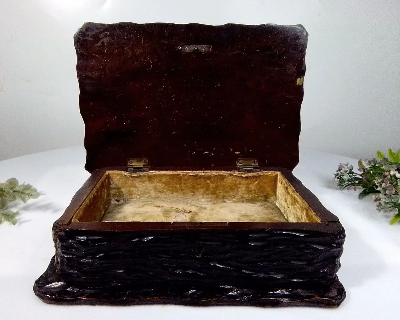 Para Restauração: Porta-joias anos 50 em Jacarandá  - Foto 4