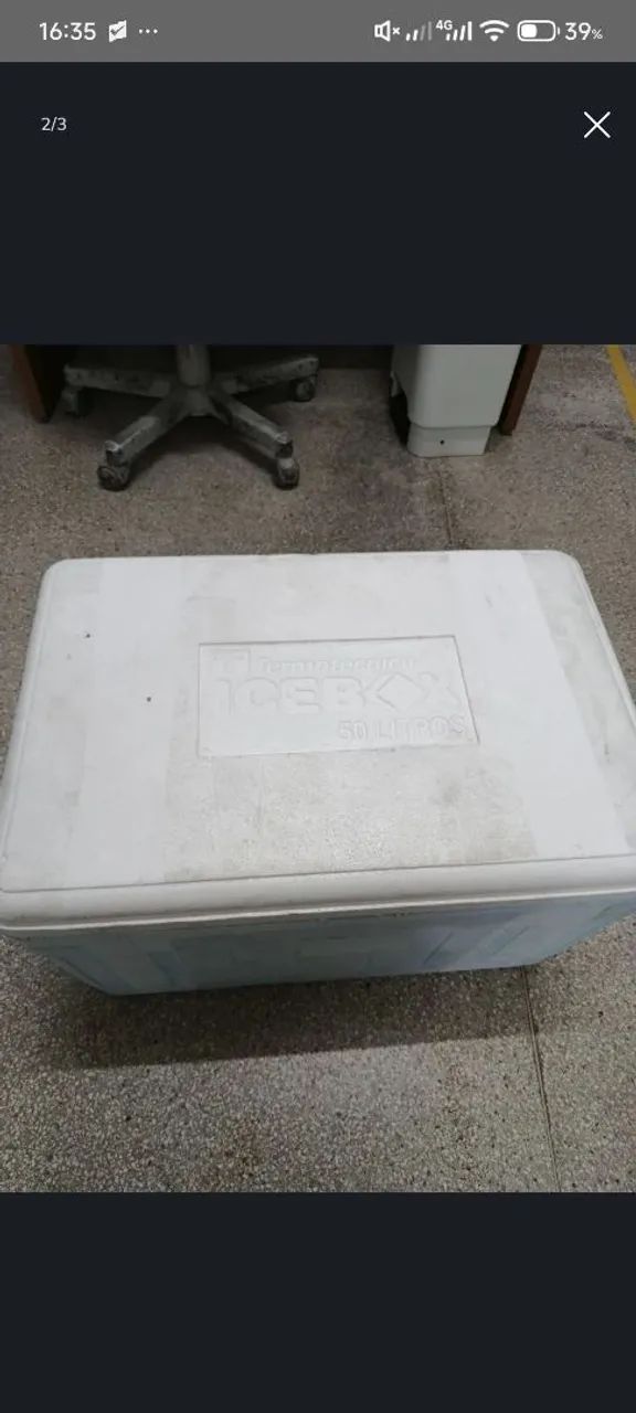 Caixa de isopor 50 litros na promoção  - Foto 5