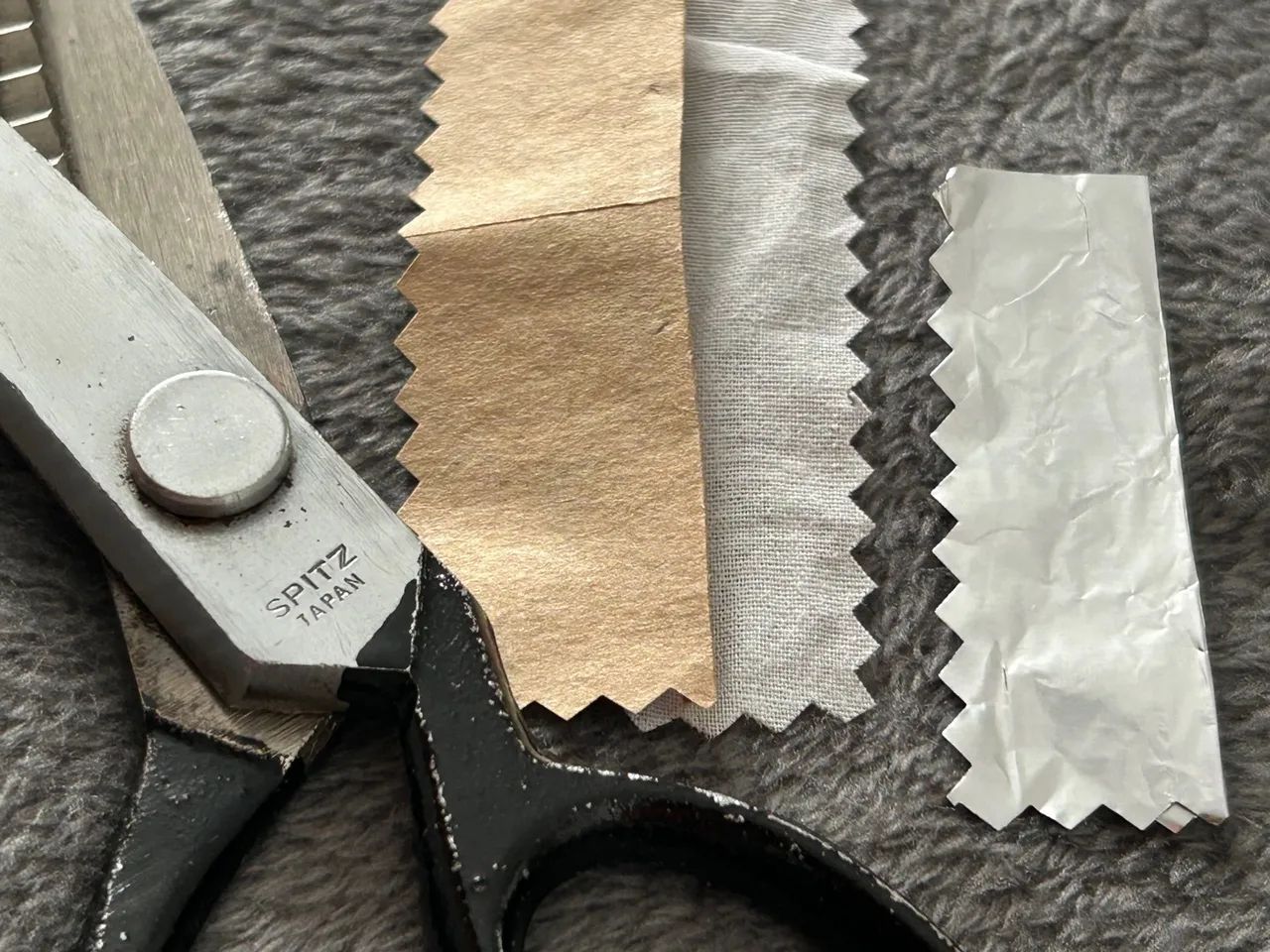 tesoura de picotar, zigzag - spitz japan. muito antiga, rara! - Foto 4