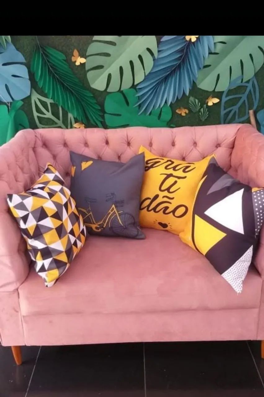 Sofá Rose 2 Lugares / namoradeira  - Foto 2