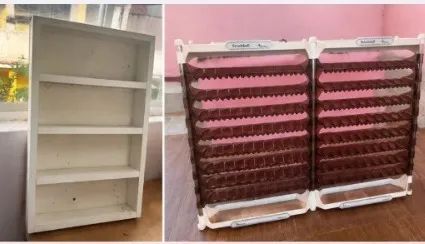 Expositor Duplo de Esmaltes para Parede - Elegância e Organização - Foto 3