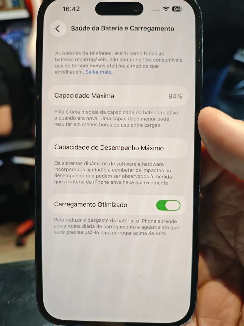 Vendo iPhone 14 pro 128gb MUITO CONSERVADO - Foto 3