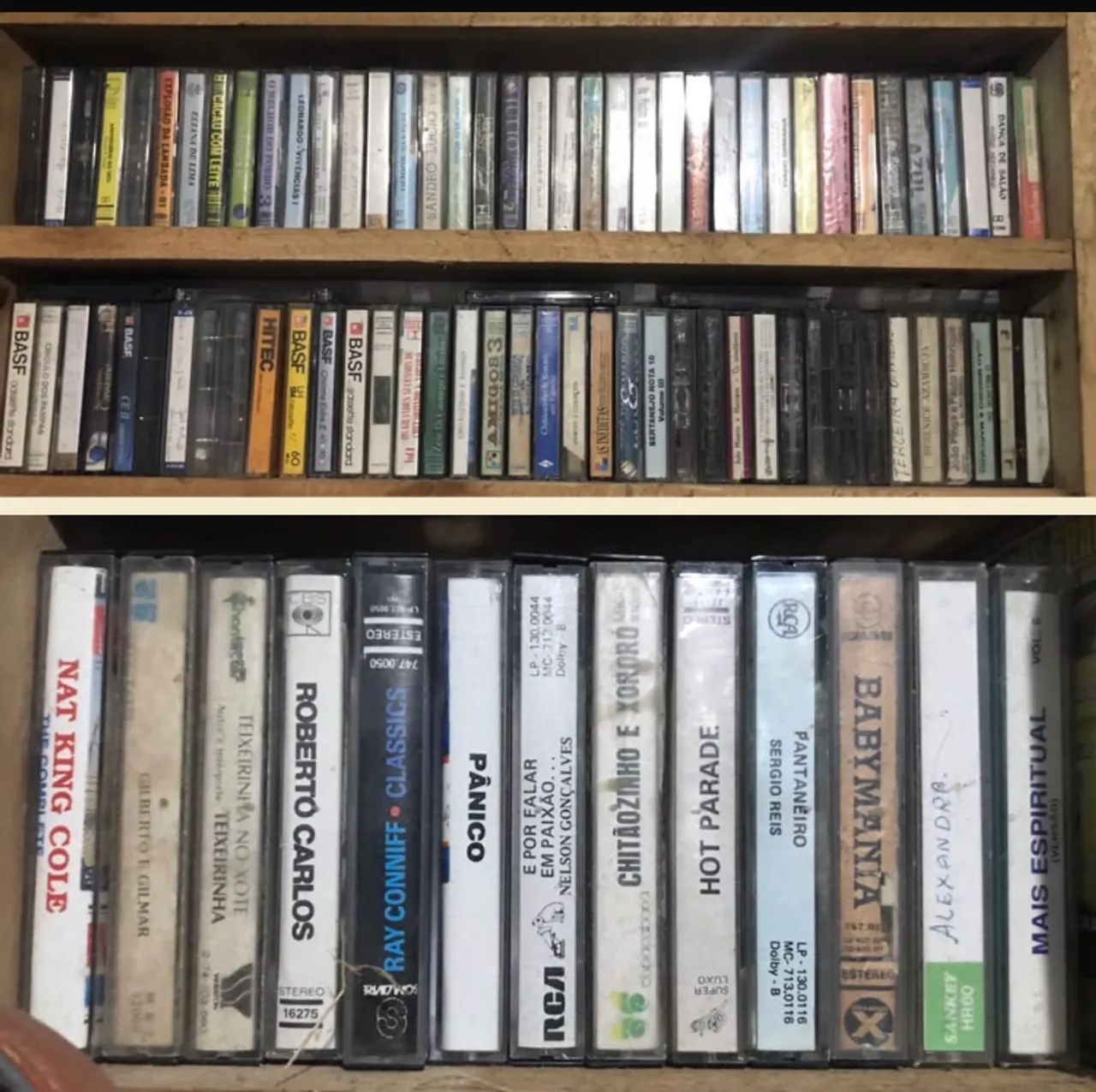 Lote com 89 Fitas K7 gravadas e algumas originais  (sem teste) - Foto 2