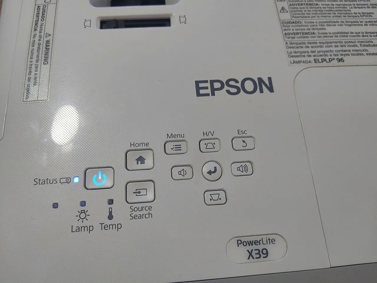 Projetor epson PowerLite X39  - Foto 3
