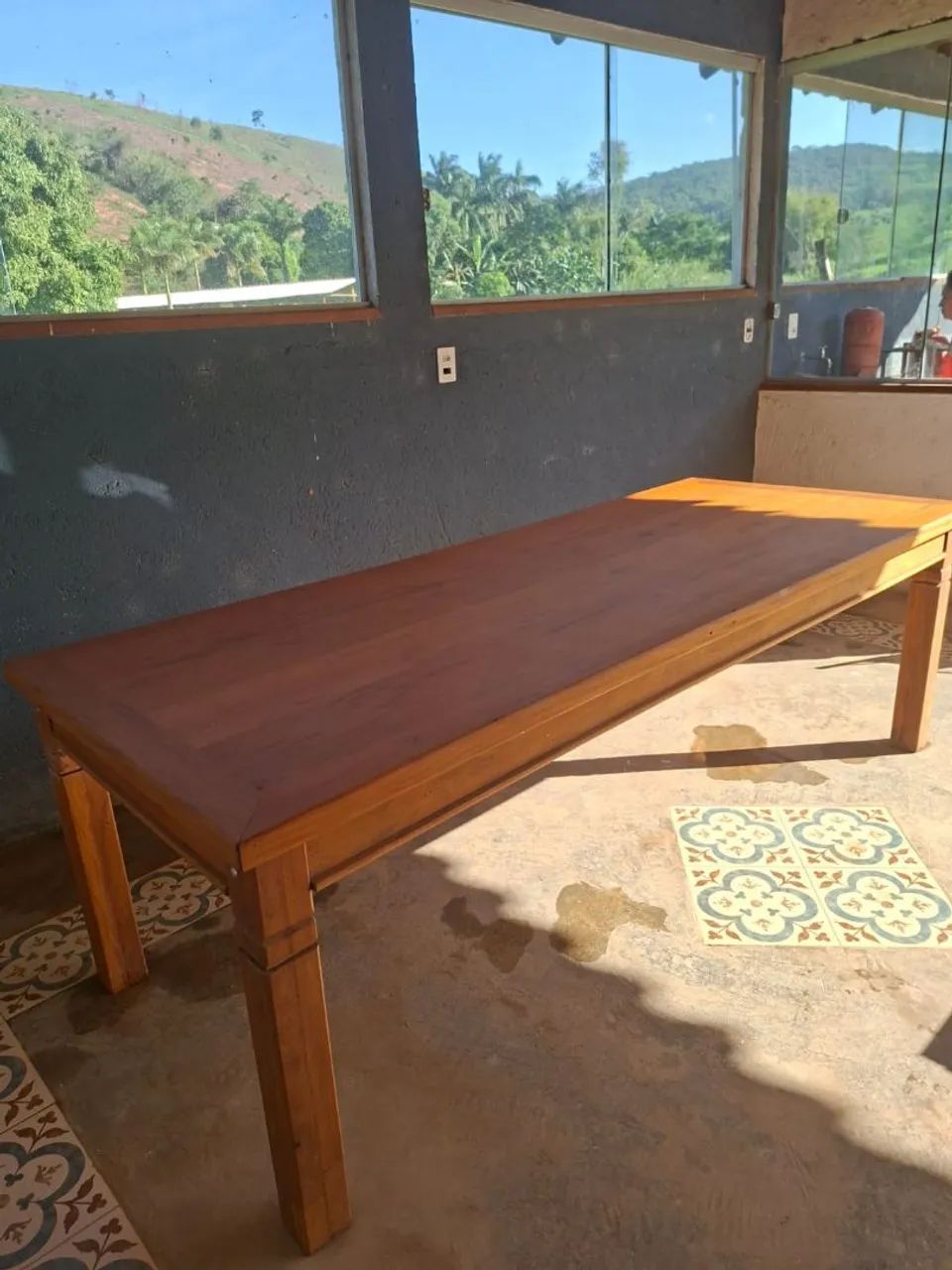 Mesa Rustica de peroba rosa