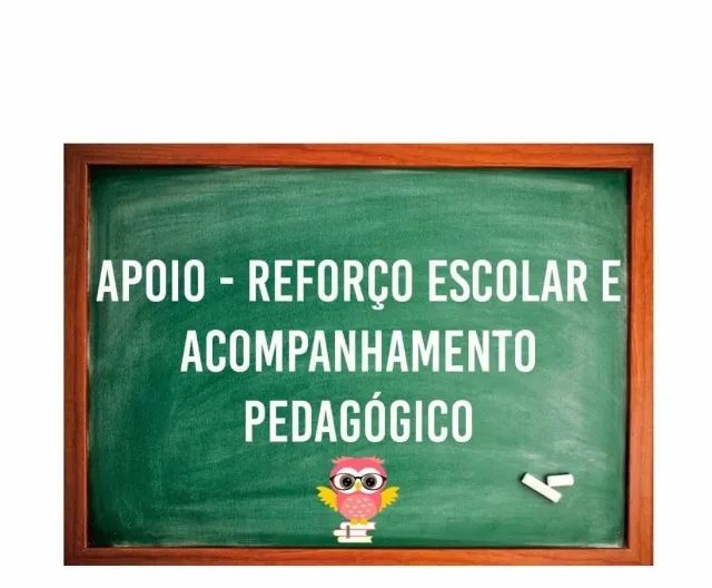 Aula de reforço escolar para todas as idades.