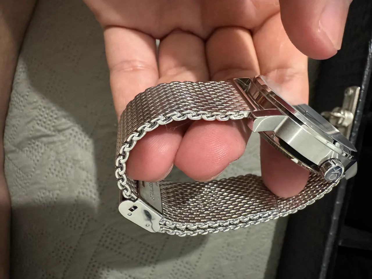 Relógio Automático Calvin Klein Aço Prateado