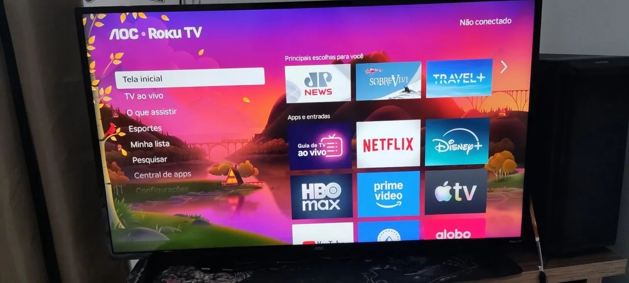 Tv smart aoc 43" Roku tv - Foto 2