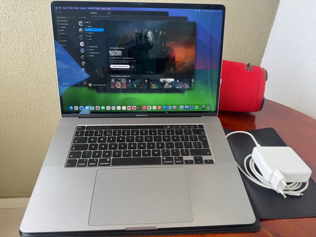 Apple. MacBook PRO 16, 2019 512gb., iOS 26 atualizado.Sou como