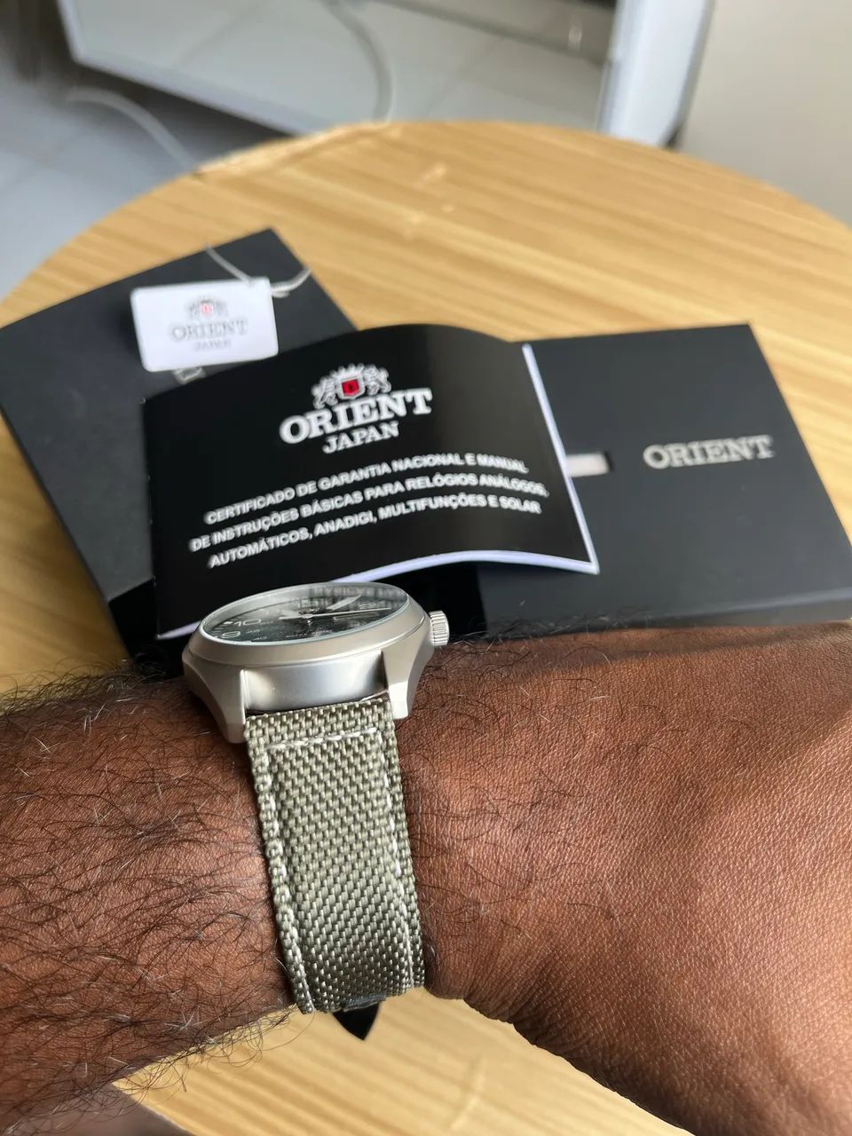 Vendo Relógio ORIENT AUTOMÁTICO com nota fiscal completo. - Foto 2