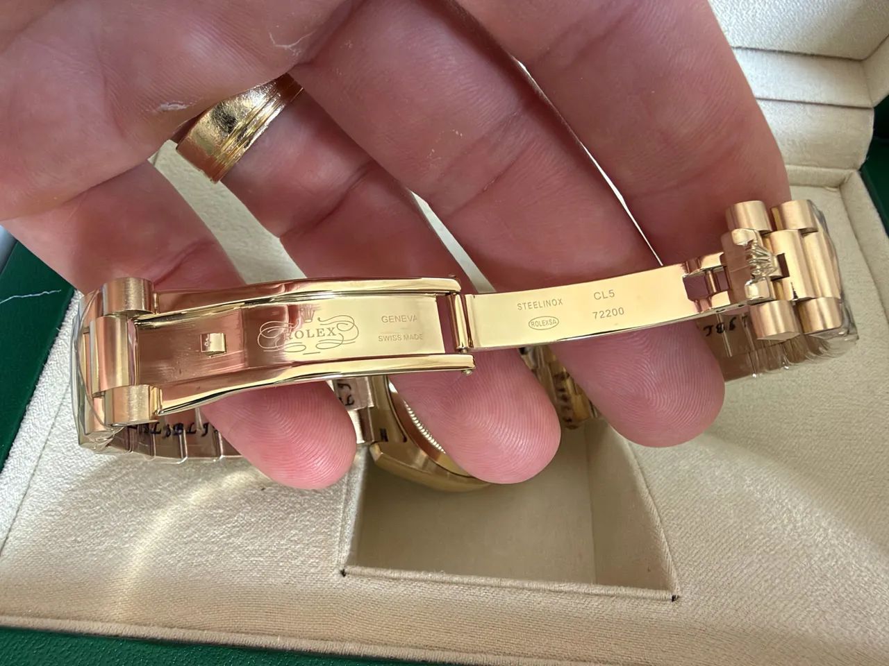 Rolex Day-Date Olive Gree - Full Set - Foto 3