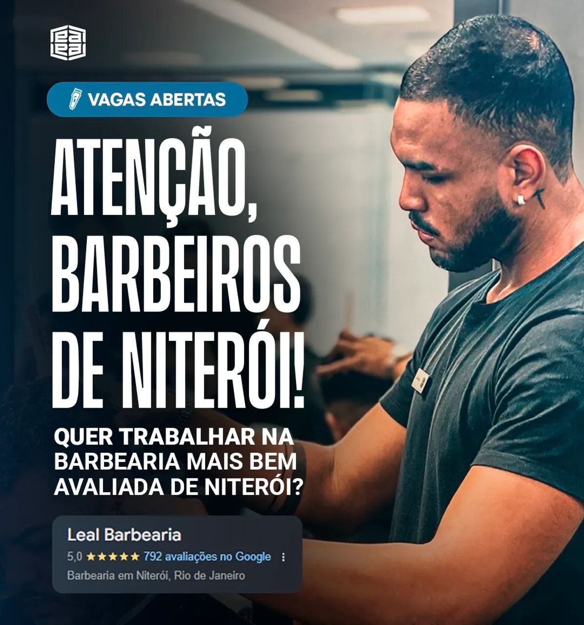 VAGA PARA BARBEIRO EM NITERÓI 